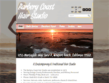 Tablet Screenshot of barberycoasthair.com